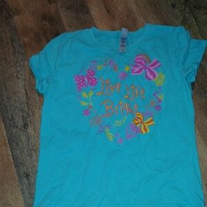 Next Level Apparel Kids T-Shirt - Teal with Colorful Design